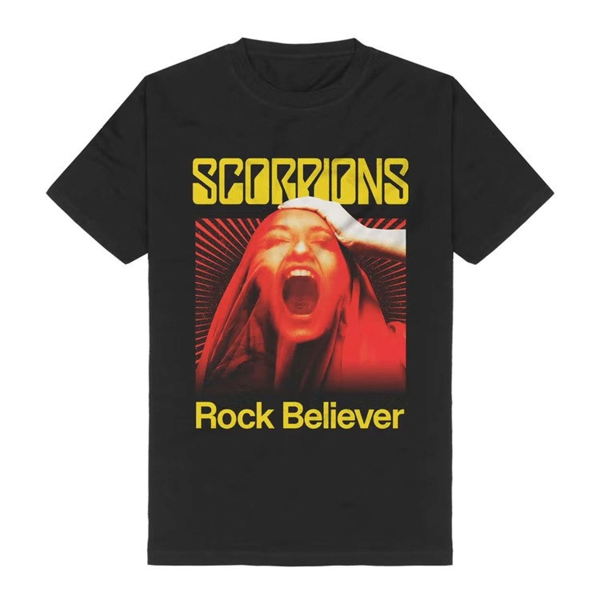 Vintage Style T-Shirt Scorpions Rock Believer T-Shirt Vintage Style T-Shirt Scorpions Rock Believer T-Shirt