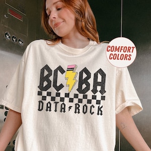 BCBA Comfort Colors Tee, ABA therapy Oversized Teacher Shirt, Board Certified Behavior Analyst Gift, Special Education Teacher T-Shirt Gift