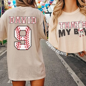 Tball Mom Shirt, Custom Baseball Top for Mom, Comfort Colors Baseball Mom Tee, Personalized Game Day Baseball Season Sports Retro Mama Ts