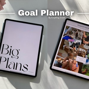 Goal Planner by Evrythng Eiram - 2023 Goal Planner, Digital Planner, iPad Planner, Goodnotes Planner, Notability Planner, Samsung Planner