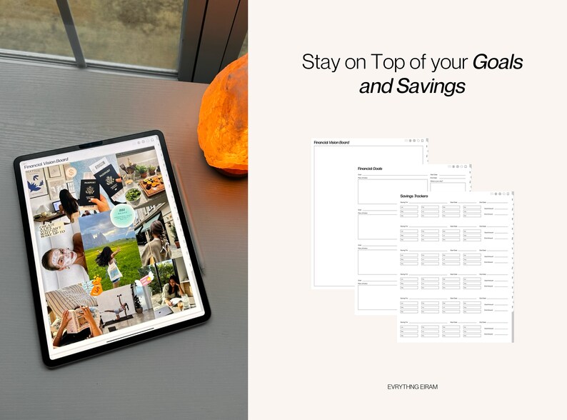 Digital Finance Planner - Budget, Savings & Paycheck Tracker (Goodnotes) image 6