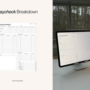 Digital Finance Planner - Budget, Savings & Paycheck Tracker (Goodnotes) image 4