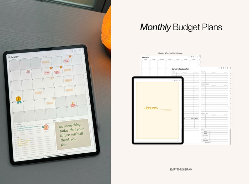 Digital Finance Planner - Budget, Savings & Paycheck Tracker (Goodnotes) image 3