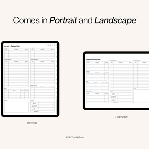 Digital Finance Planner - Budget, Savings & Paycheck Tracker (Goodnotes) image 2