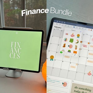 Finance Bundle by Evrythng Eiram - Digital Financial Planner, Digital Finance Stickers, Budget Planner, Digital Stickers, Paycheck Planner