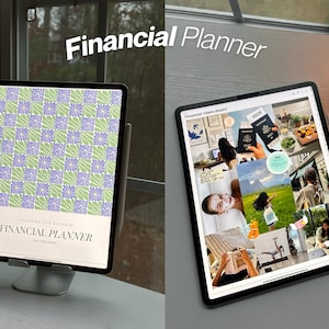 Financial Planner by Evrythng Eiram - Digital Finance Planner, Budget Planner, Paycheck Planner, Savings Tracker, Money Trackers, Goodnotes