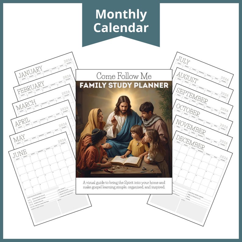 Come Follow Me Family Scripture Study Board | LDS Printable (digital ...