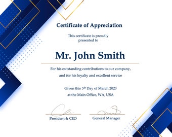 Certificado, Diploma en formato PowerPoint