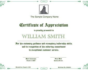 Certificado: 4 colores