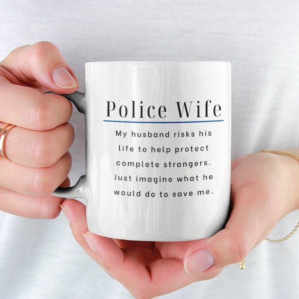 Police Coffee Mug Etsy