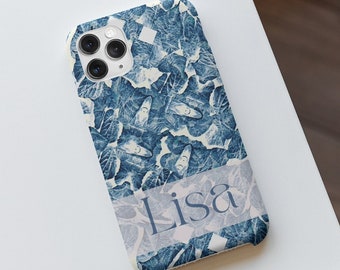 Personalized Chinoiserie iPhone Case: Blue & White Toile, MagSafe