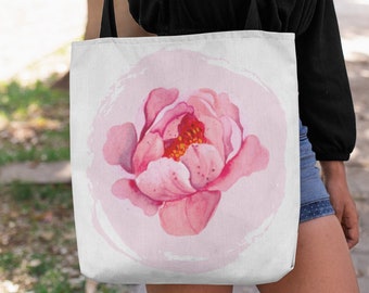 Beautiful Peony Tote Bag, Peony Gifts, Peony Photos, Flower Tote Bag, Gifts for Gardener, Gardening, Peony accessories, Gifts for her