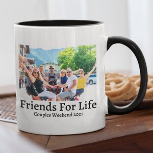 Custom Photo Mug, Custom Coffee Mug, Personalized Best Friends Photo Mug,Personalized, Mug With Photo/Text, Personalized Photo Coffee Mug