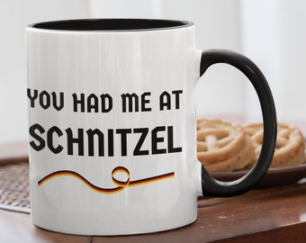 Funny Schnitzel Mug, German Heritage Gift