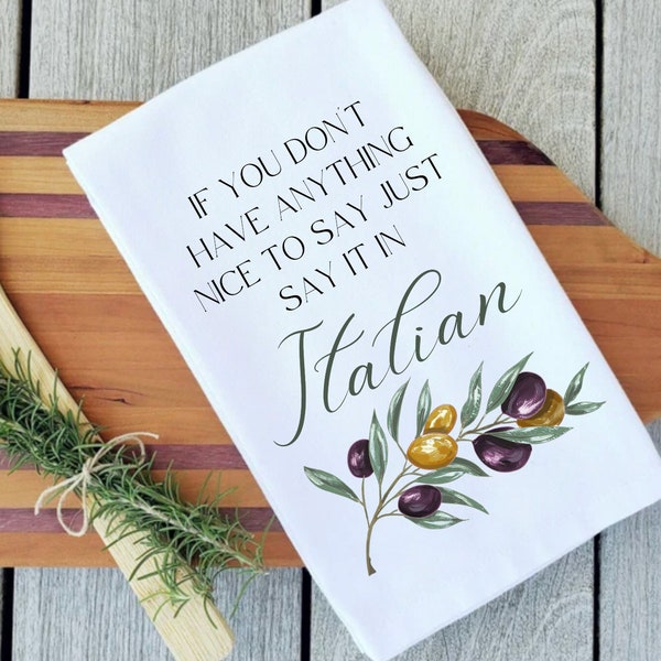 Italian Tea Towels Etsy