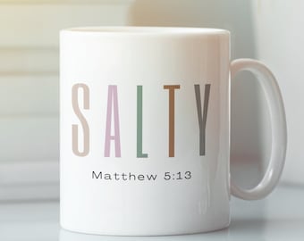 Taza de café con versículo bíblico, regalo cristiano