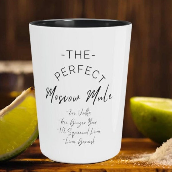 Moscow Mule Shot Glasses Etsy