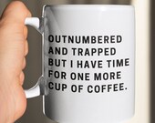 Star trek beyond coffee mug 11oz and 15oz, outnumbered and trapped, funny star trek gift, Star Trek Mug, Voyager Mug, Trekkie Mug, Nerd Gift