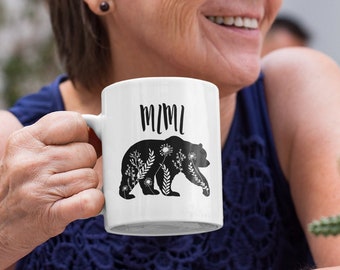 Personalized Grandma Bear Mug, New Grandma Gift