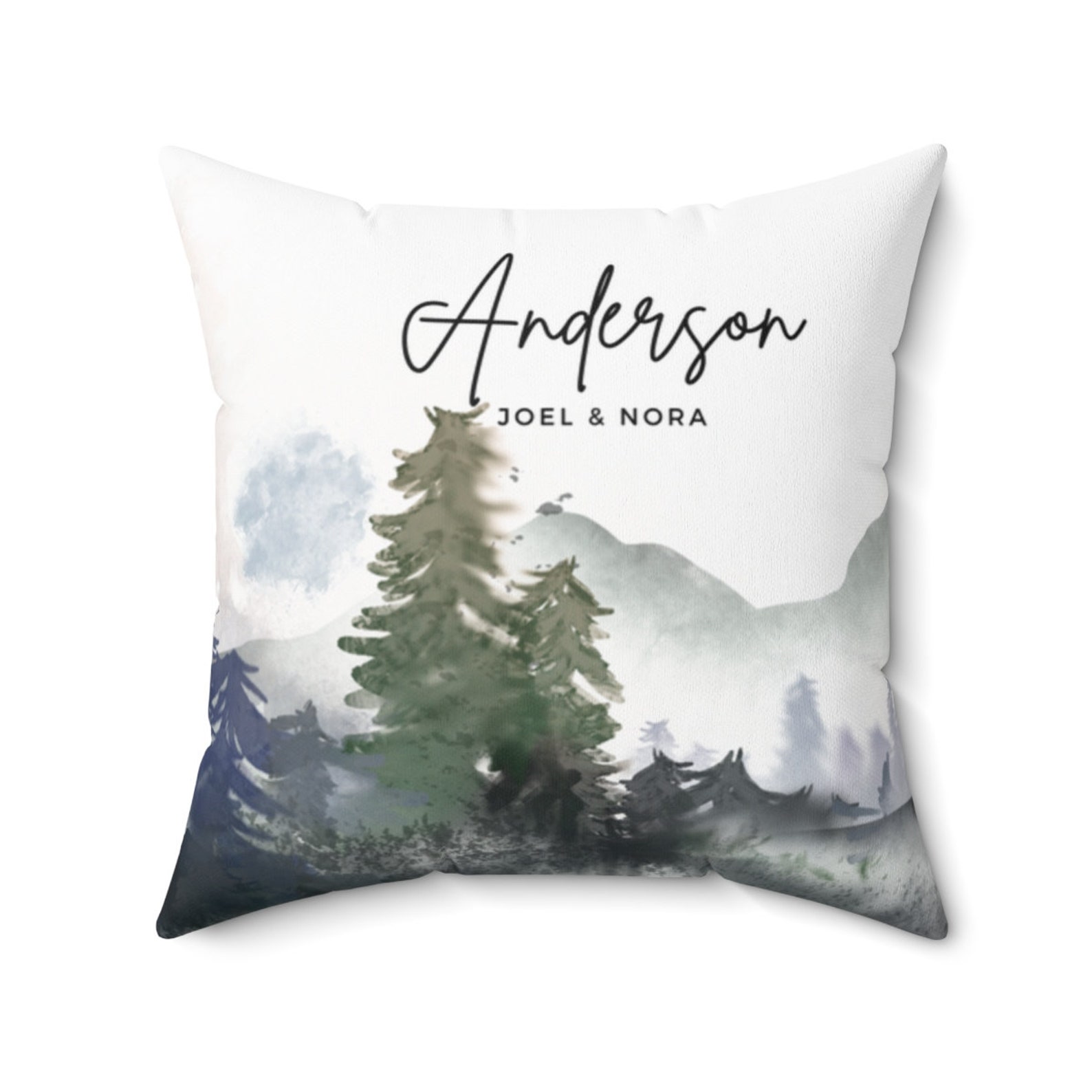 Personalized Family Throw Pillow Family Names Throw Pillow Etsy