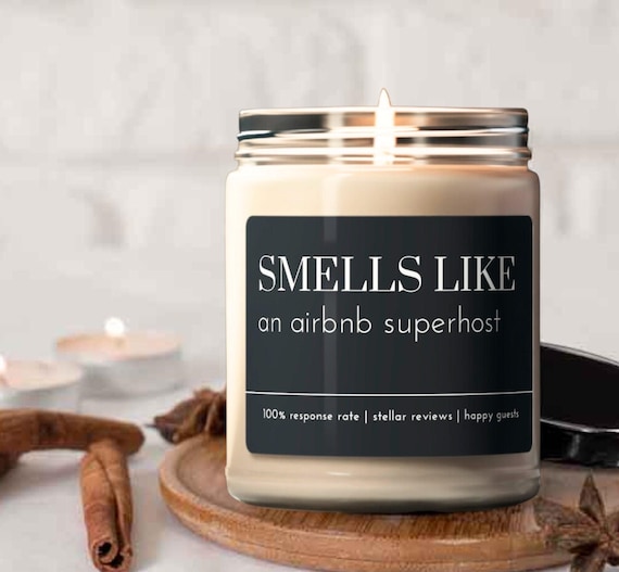 Funny Airbnb Superhost Soy Candle, Host Gift