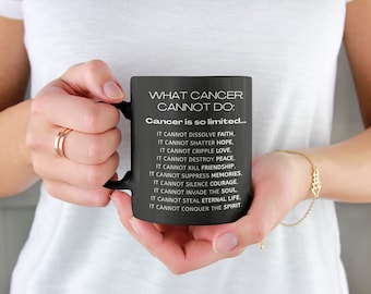 Encouraging Cancer Mug, Chemo Gift, Cancer Awareness