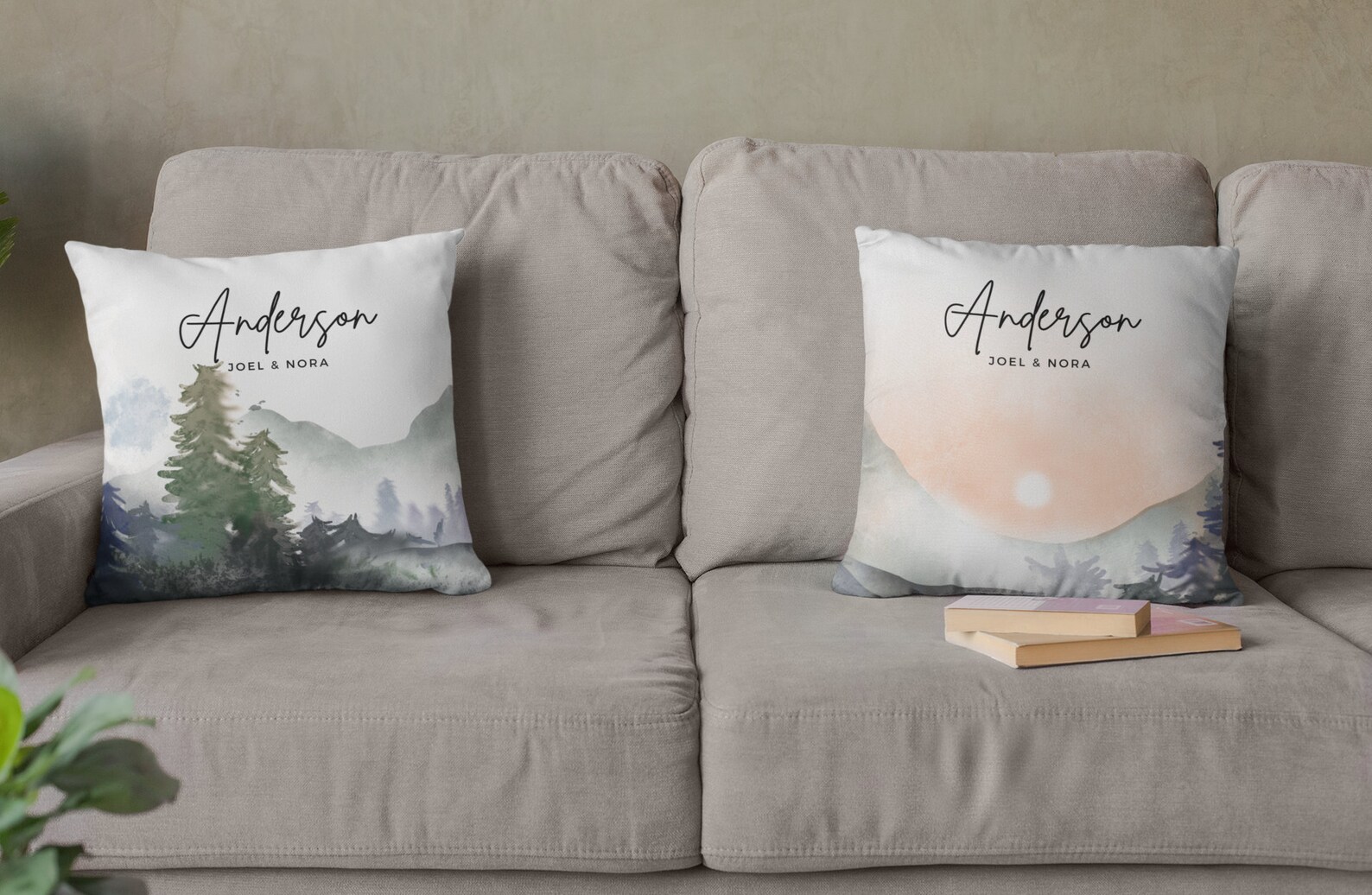 Personalized Family Throw Pillow Family Names Throw Pillow Etsy
