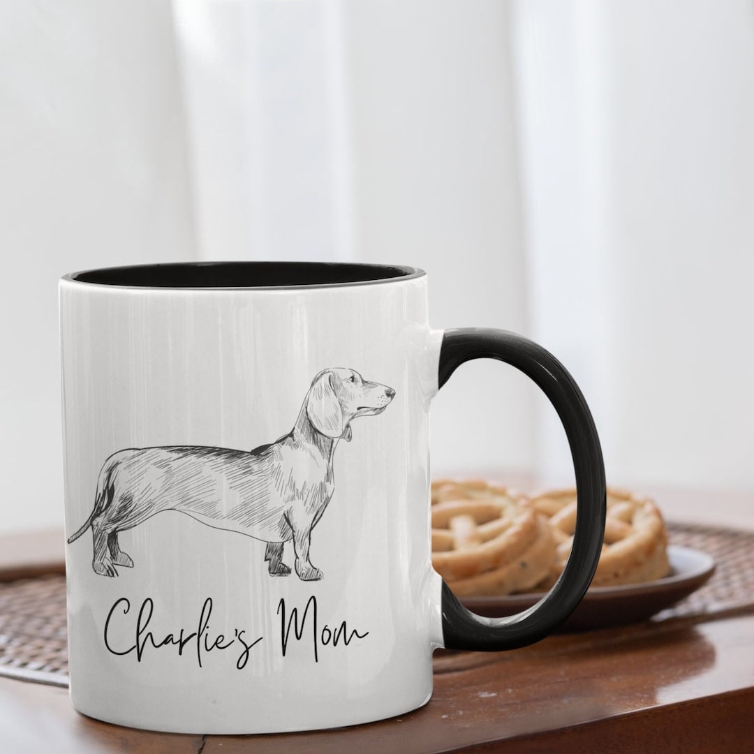 PERSONALIZED Dachshund Mug, Sausage Dog Mug, Dachshund Mom Gift, Wiener