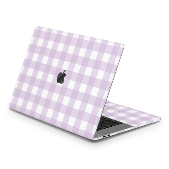 Danish Pastel MacBook Skin Retro Gingham Purple Color Aesthetic Skin for MacBook Pro Air Laptop Decal Wrap Custom MacBook 3M Vinyl Cover Etsy