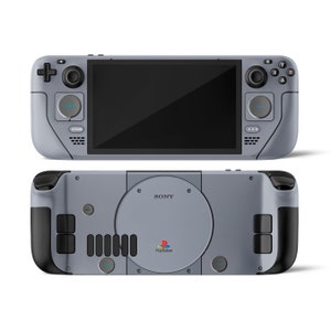 Retro Playstation 1 Inspiriert Skin für PS5, klassisches graues