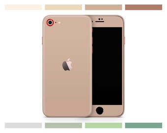 Neutral Beige iPhone Hülle: Volle Wickelhülle