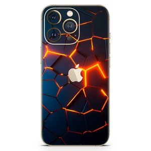 Volcano iPhone Skin, Signature The Core Magma iPhone 13 iPhone 12 Pro Max iPhone 11 iPhone X iPhone SE XS Decal Skin Full Wrap Vinyl Sticker