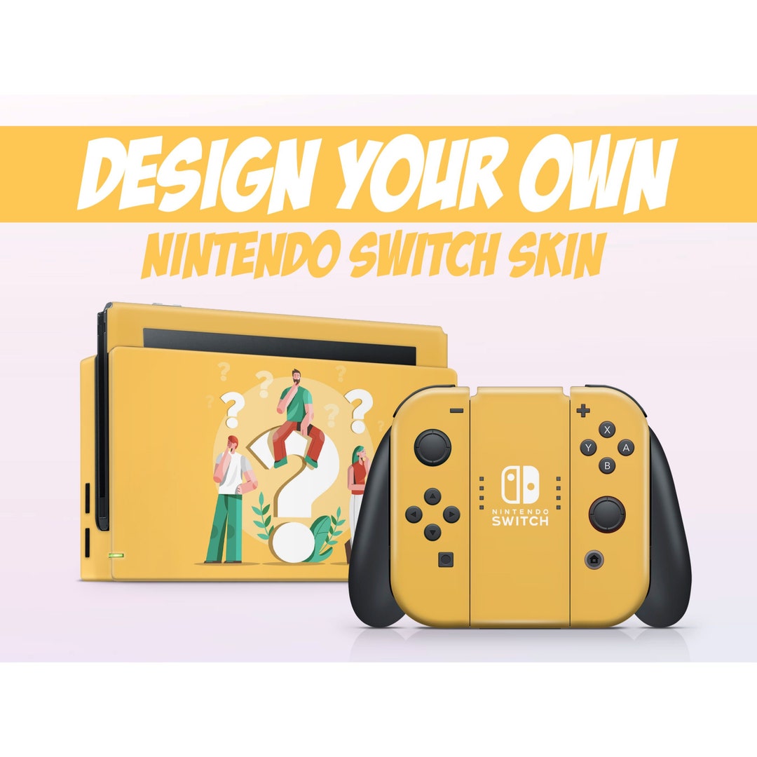 Personalized Nintendo Switch Skin, Custom Design Skin for Nintendo