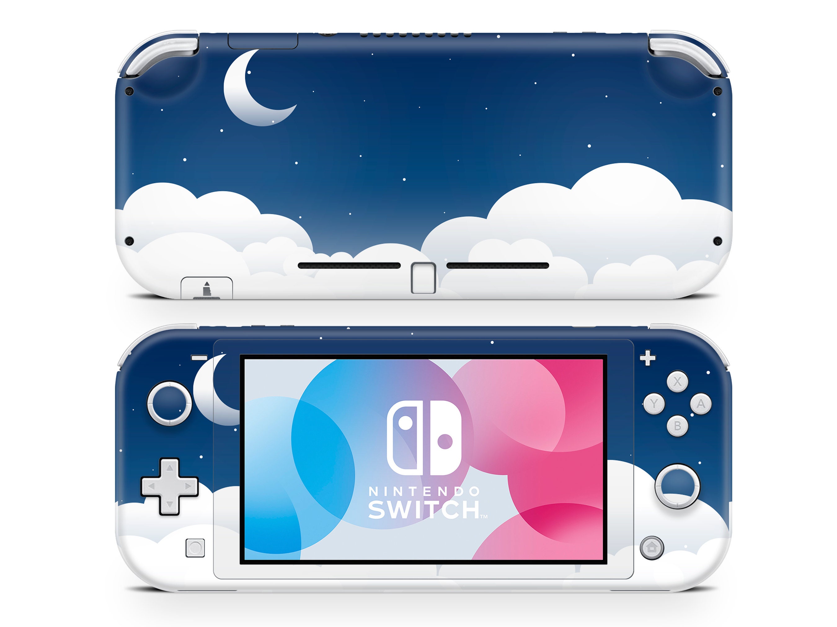 Coque intégrale arc-en-ciel pour Nintendo Switch Lite