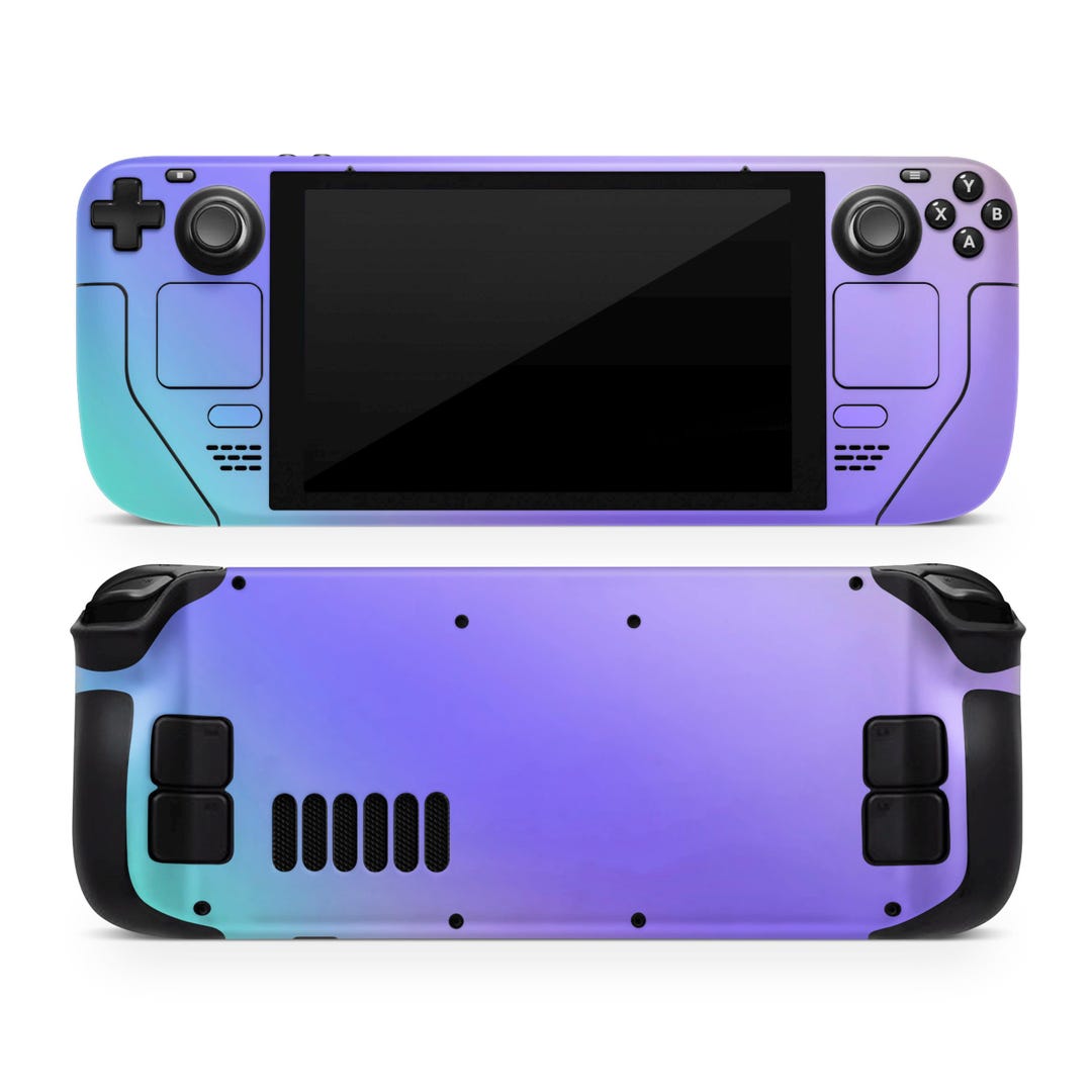 Steamdeck Blue Gradient Lavender Steam Deck Skin: Blue Purple Teal 3M Vinyl Decal - Etsy