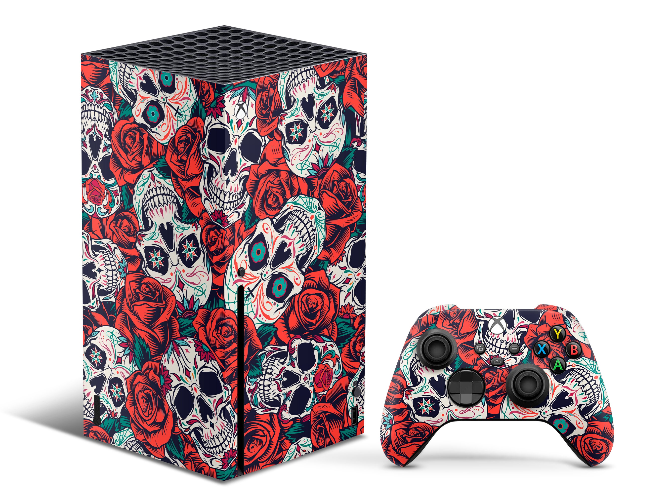 Maple Forest Style Xbox Series X Skin Sticker for Console & 2