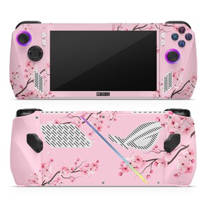 Cherry Blossom Rog Ally Skin, Japanese Sakura Flower Pastel Pink ...