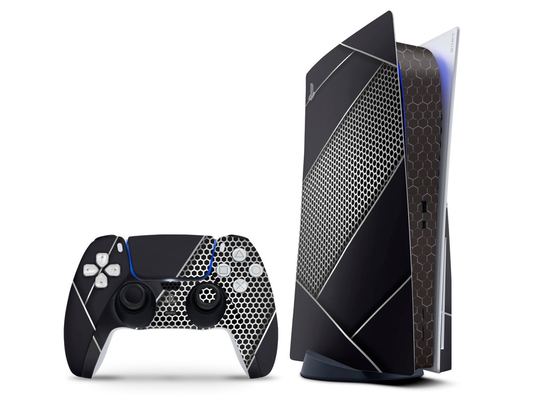 Autocollant de peau de console PlayStation 5 PS5, Version disque, Bande de décoration centrale
