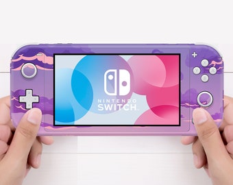 Purple Sky Clouds Nintendo Switch Lite Skin: Full Cover Wrap