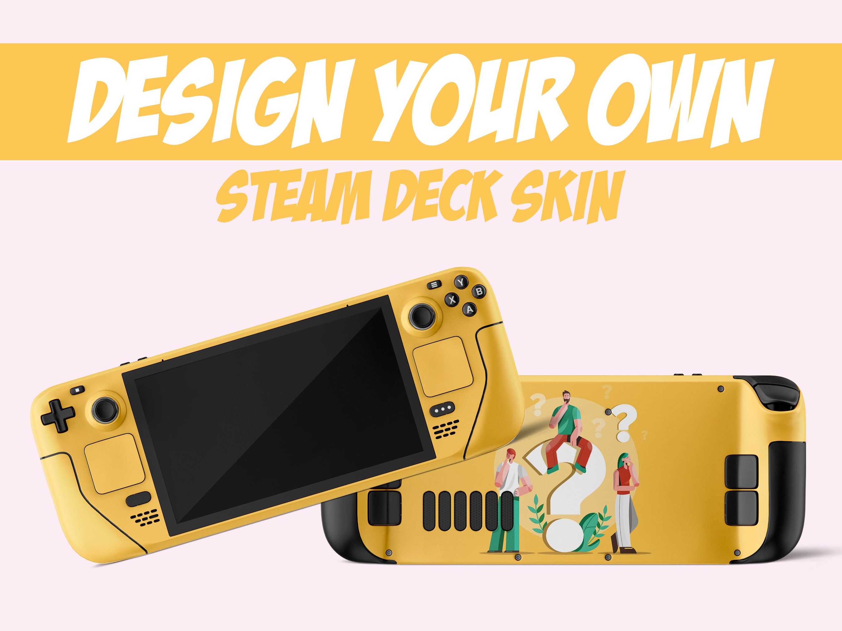 Customizable Steam Deck Skin Make Your Own Custom Design for Etsy Canada