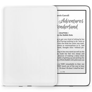 Avalanche White Kindle Skin, Skin per Amazon Kindle Paperwhite, Oasis, Kindle eBook Decal Wrap, Vinile 3 M