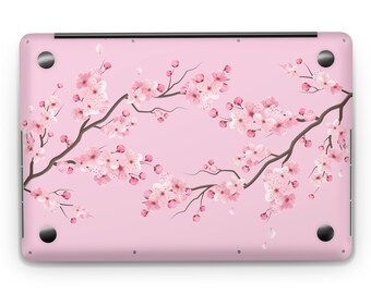 Cherry Blossom MacBook Skin, Aesthetic Japanese Sakura