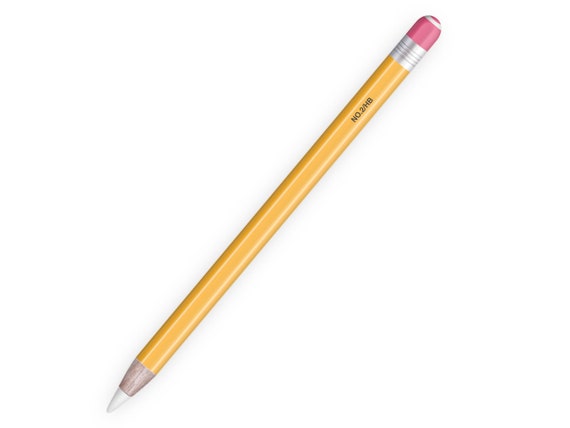 Retro Yellow Apple Pencil Skin: 3M Vinyl Decal, Gen 1 & 2 - Etsy