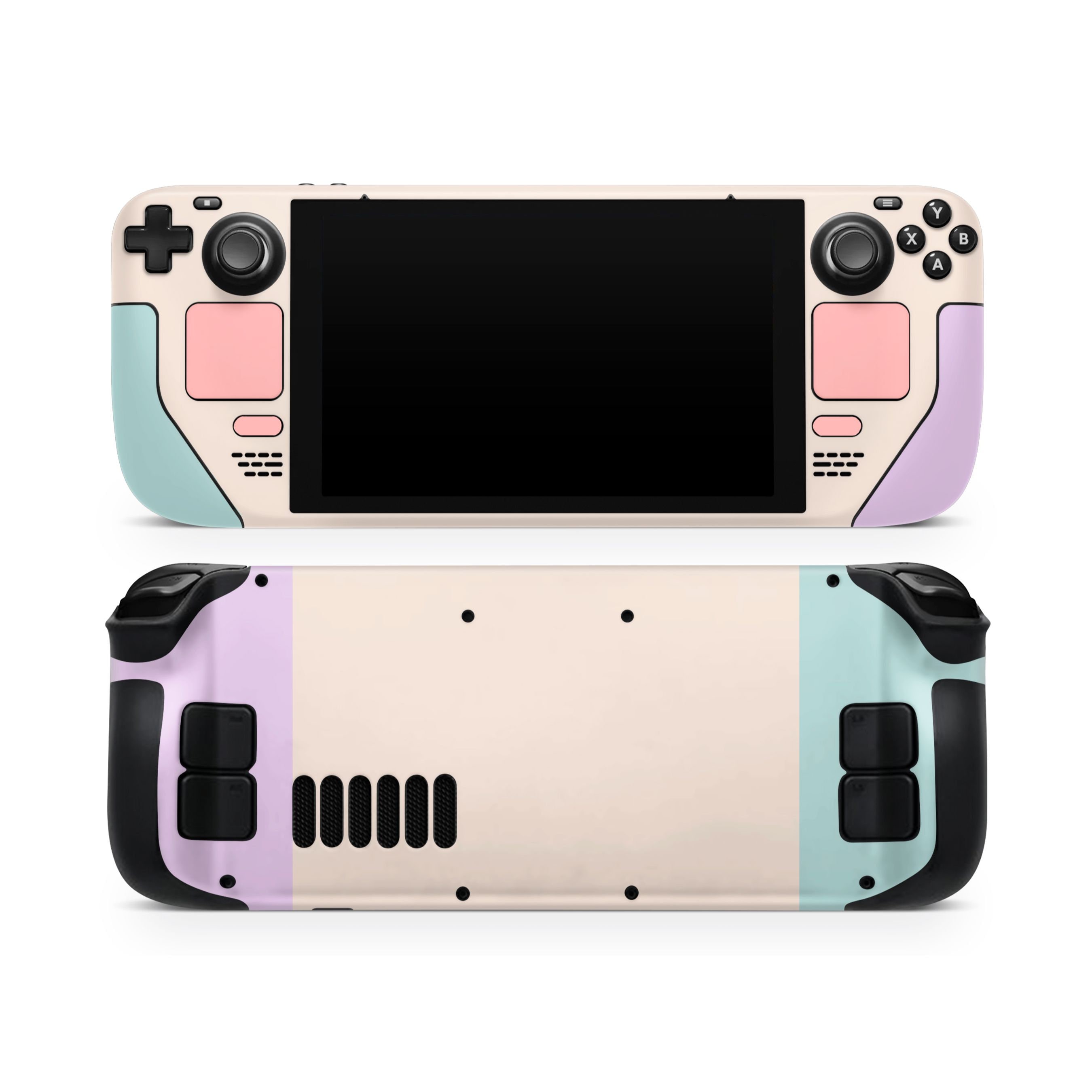 Retro Pastel Steam Deck Skin: 3M Vinyl Decal Wrap for OLED & LCD