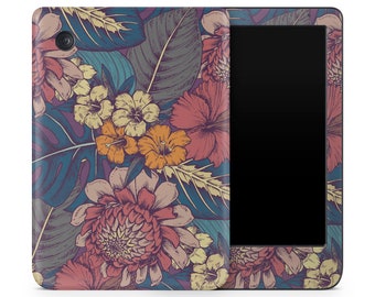 Floral Kobo Skin: Retro Oriental Design, 3 M Vinyl Aufkleber