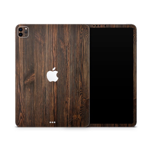 iPad-Hülle aus Eichenholz, klassisches natürliches ästhetisches Holzdesign, braune Apple iPad Pro-Aufkleberfolie, individuelle iPad Pro Air Mini-Hülle, 3M-Vinyl