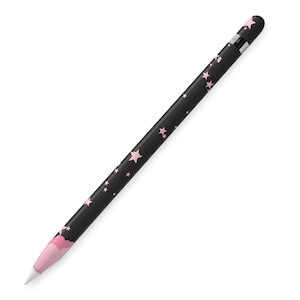 Pink Stars Apple Pencil Skin: Pastel Clouds Decal, Gen 1 & 2