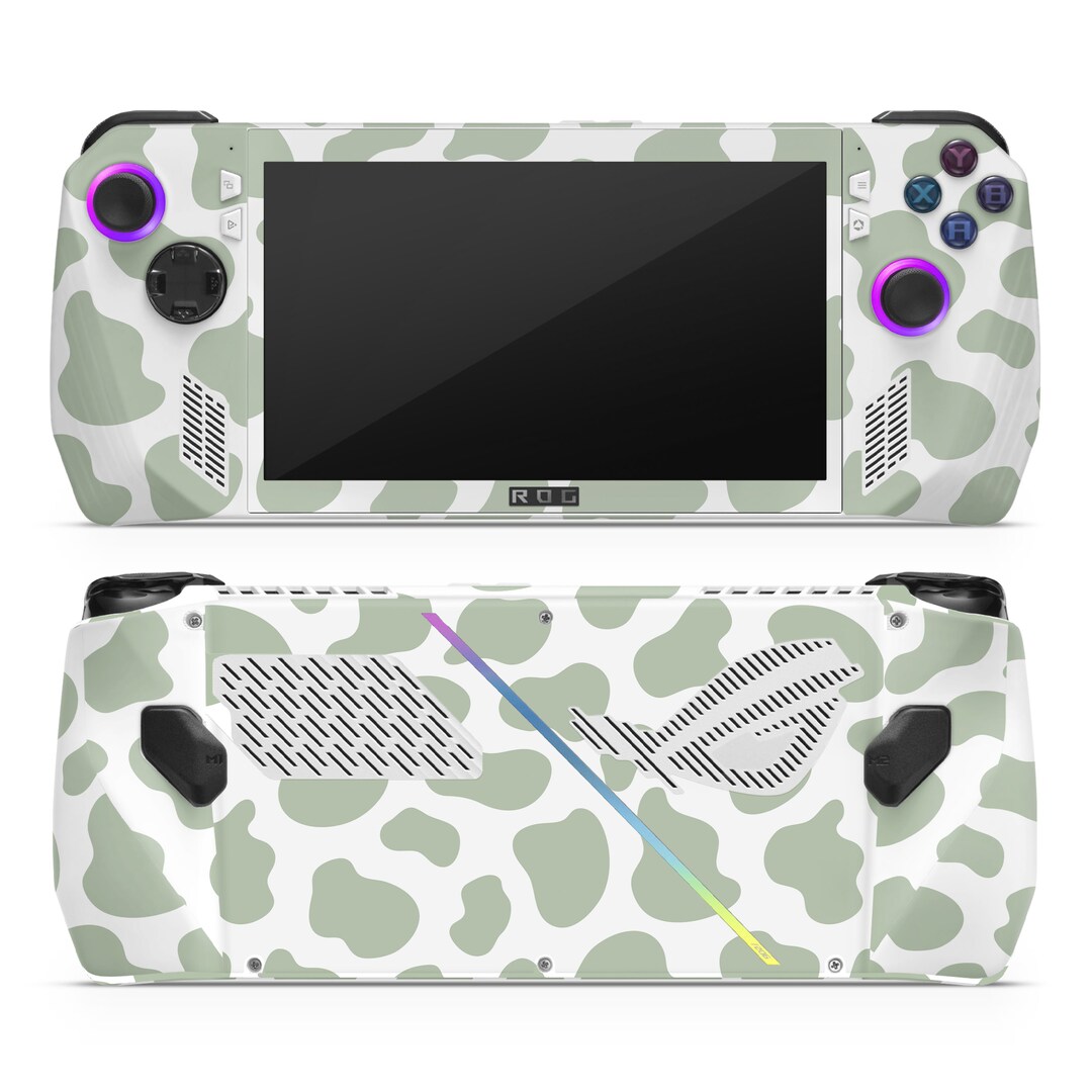 Sage Cow Print Rog Ally Skin Sage Green Natural Aesthetic Etsy