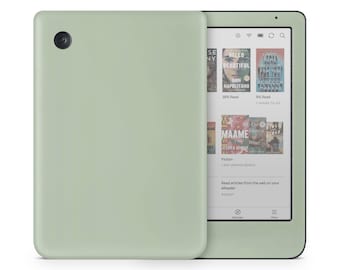 ナチュラルシリーズ Kobo スキン、ソフトパステル、セージグリーン、ブラウンラテ、クリームデザインスキン、Kobo eReader デカールラップ、カスタム Kobo カバー、3 M ビニール