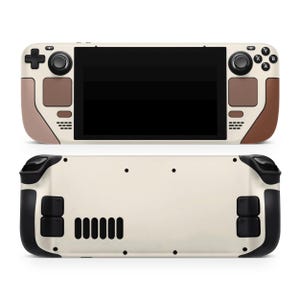 Cappuccino Steam Deck Skin: Kaffee Braun 3 M Vinyl Aufkleber Wrap